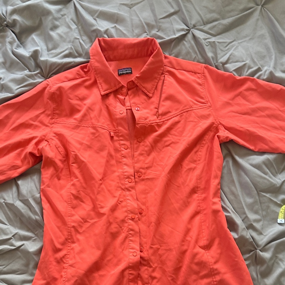 Patagonia Vibrant Salmon Pink/Orange Shirt